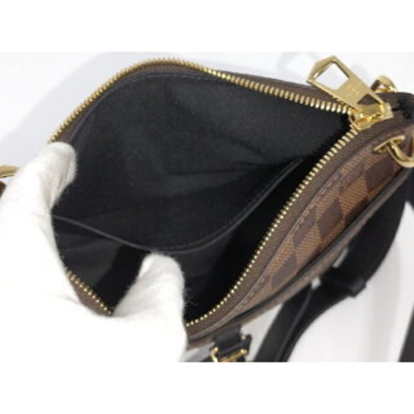 Louis Vuitton Odeon NM PM Damier Leather Shoulder Bag Ebene Brown - Picture 9 of 9